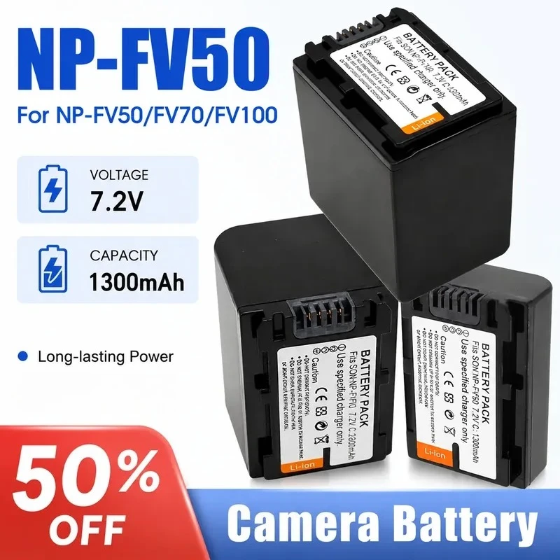 NP-FV50 1300MAH/NP-FV70 2600MAH/NP-FV100 4200MAH Camera Battery 7.2V for SONY FV70 FV100 FH40 FH60 FH100 FV30 HDR-CX610E/210E
NP-FV50 1300MAH/NP-FV70 2600MAH/NP-FV100 4200MAH Camera Battery 7.2V for SONY FV70 FV100 FH40 FH60 FH100 FV30 HDR-CX610E/210E
