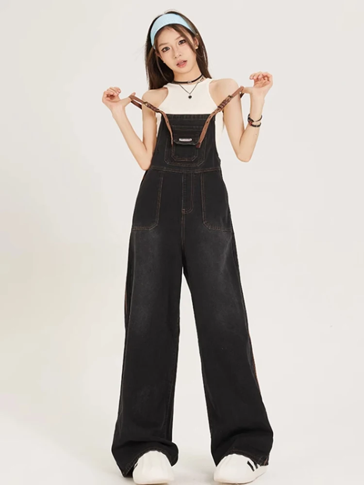 DR High-End Denim Overalls Women's Autumn 2025 American Retro Sle Strap Design Loose Wide Leg Jumpsuit Simple Faion
DR High-End Denim Overalls Women's Autumn 2025 American Retro Sle Strap Design Loose Wide Leg Jumpsuit Simple Faion