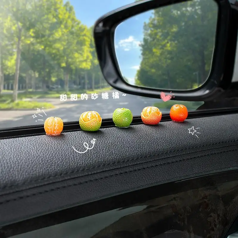 Cute Car Ornaments Center Console Small Orange Ornaments Rearview Mirror Ornaments Home and Car Dual-use Decorative Accessories
Cute Car Ornaments Center Console Small Orange Ornaments Rearview Mirror Ornaments Home and Car Dual-use Decorative Accessories