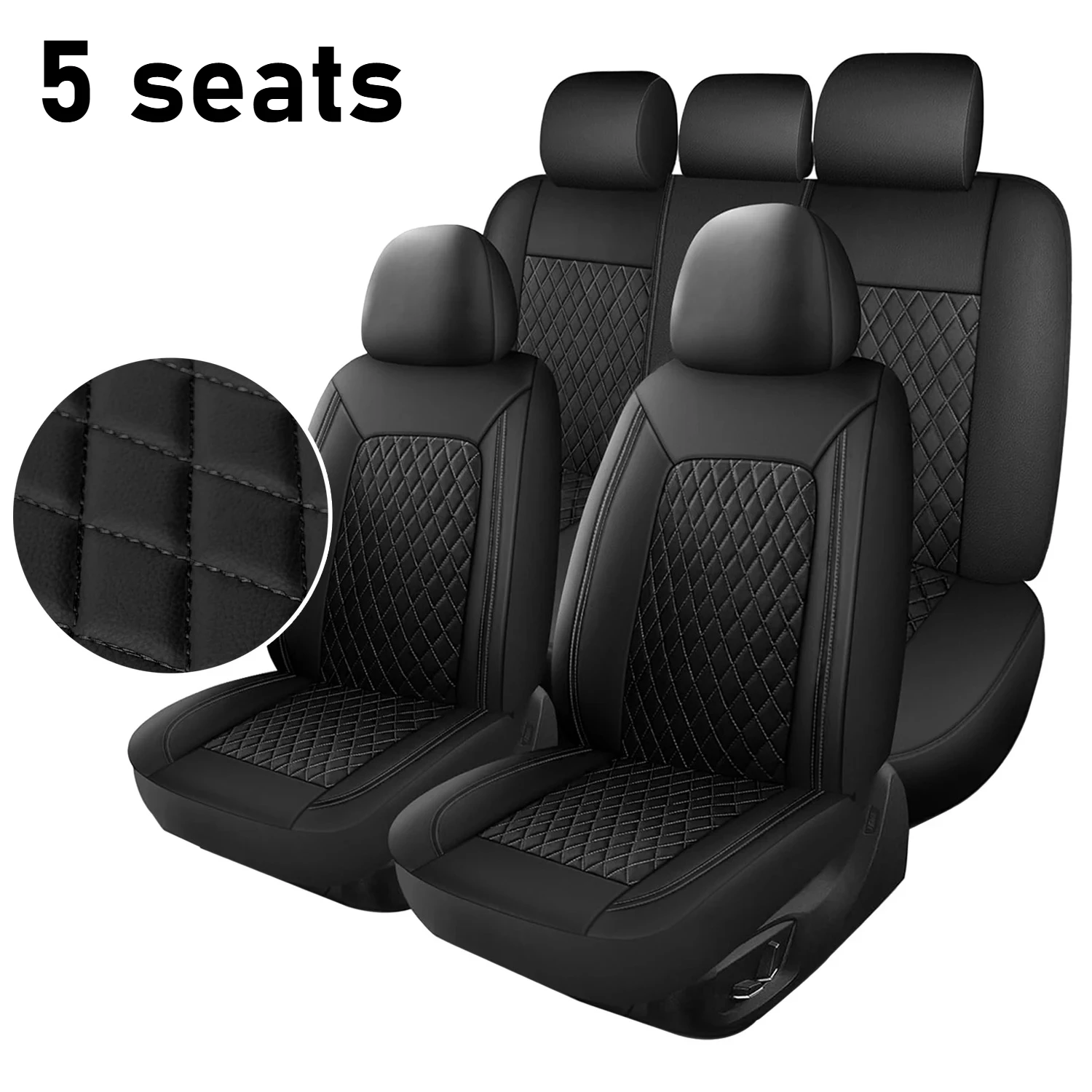 Universal full set of car seat covers Full Surrounded Seat Protector Waterproof All Season Quited PU Leather Car Seat Cover
Universal full set of car seat covers Full Surrounded Seat Protector Waterproof All Season Quited PU Leather Car Seat Cover