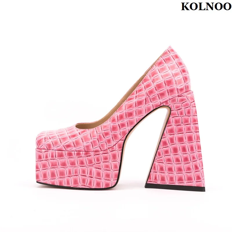 Kolnoo 2023 New Arrival Handmade Womens Chunky Heels Pumps Elegant Eurolish Style Large Size 34-47 Evening Fashion Party Shoes
Kolnoo 2023 New Arrival Handmade Womens Chunky Heels Pumps Elegant Eurolish Style Large Size 34-47 Evening Fashion Party Shoes