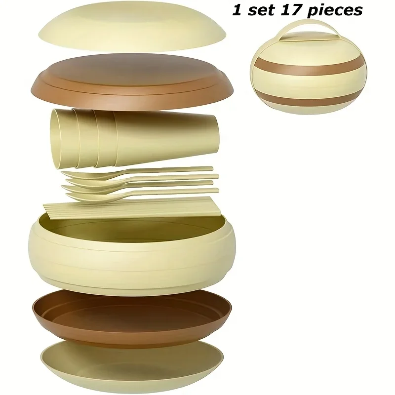 Набор для пикника на открытом воздухе с чашками, тарелками, ложками, палочками для еды, мисками для супа, портативным пластиковым набором, подходящим для пикников на открытом воздухе
Набор для пикника на открытом воздухе с чашками, тарелками, ложками, палочками для еды, мисками для супа, портативным пластиковым набором, подходящим для пикников на открытом воздухе