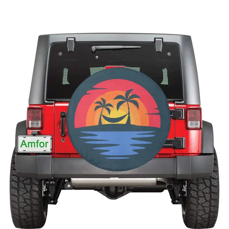 Sunset Tire Cover Spare Wheel Cover Auto Parts Custom Unique Design Tire GM Spare Tire Cover Storage Bag Automatic Car Cover
Sunset Tire Cover Spare Wheel Cover Auto Parts Custom Unique Design Tire GM Spare Tire Cover Storage Bag Automatic Car Cover