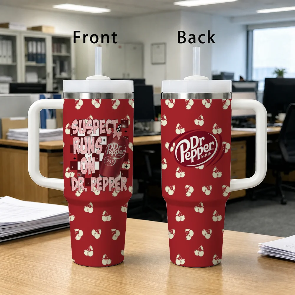 Fashion Hot D-Dr PepperS Vacuum Flasks 40oz Stainless Steel Insulated Tumbler with Handle Straw
Fashion Hot D-Dr PepperS Vacuum Flasks 40oz Stainless Steel Insulated Tumbler with Handle Straw
