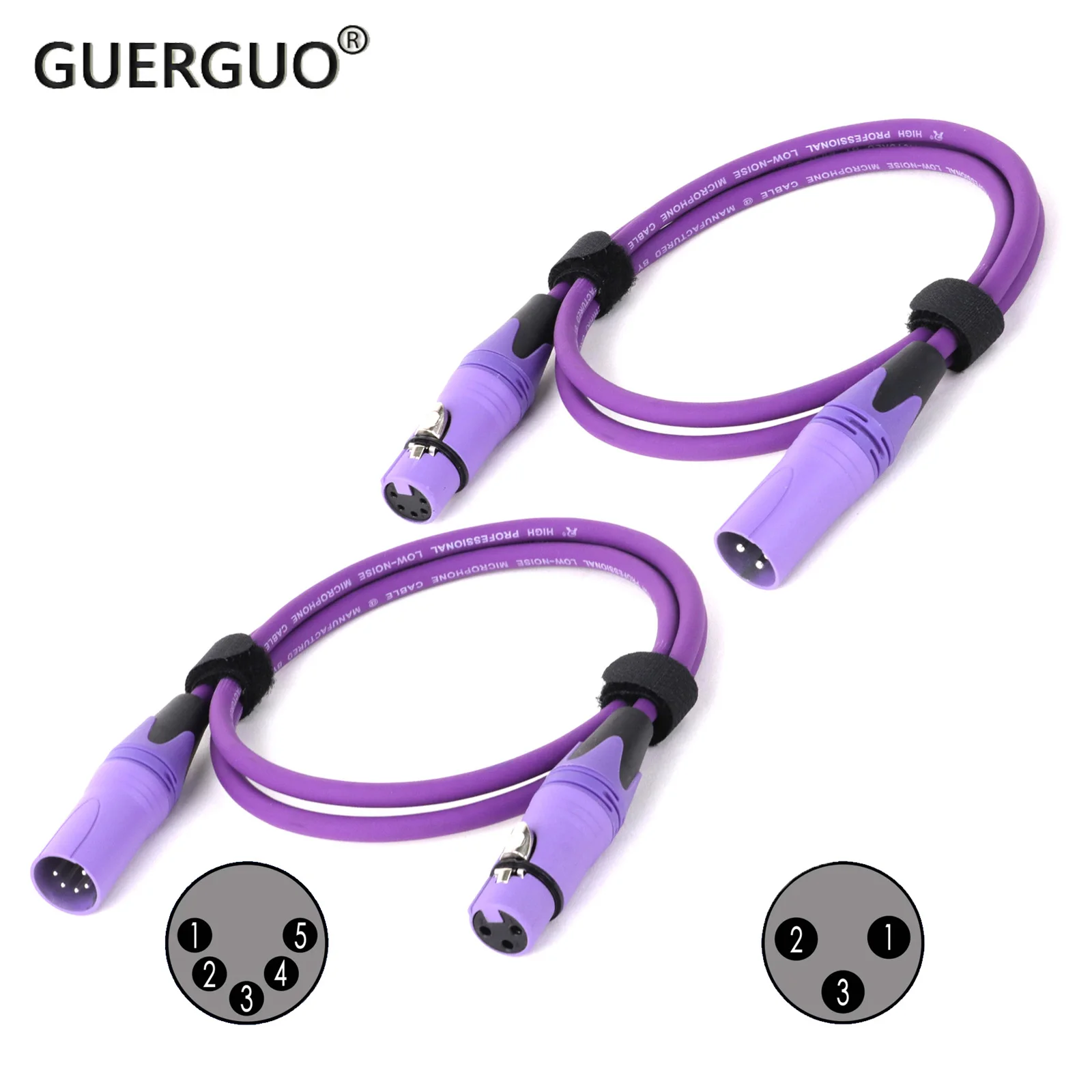 0.15M -15M 1PC XLR3M to XLR5F ,XLR3F to XLR5M Adapter Cable - 3 Pin Male/Female XLR to 5 Pin Female/Male XLR Turnaround
0.15M -15M 1PC XLR3M to XLR5F ,XLR3F to XLR5M Adapter Cable - 3 Pin Male/Female XLR to 5 Pin Female/Male XLR Turnaround