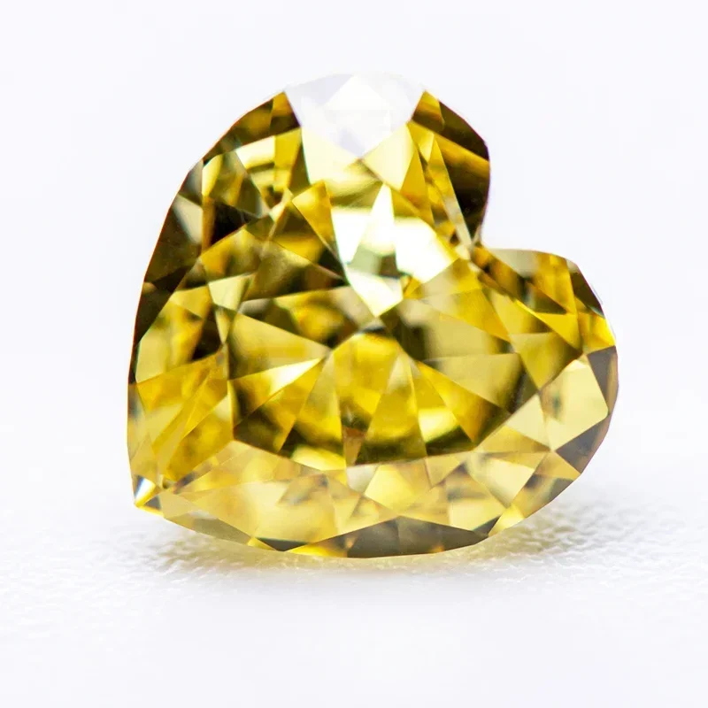 Cubic Zirconia Crushed Ice Cut Dark Yellow Color Heart Shape Charms Beads for Diy Jewelry Making Rings Materials No Certificate
Cubic Zirconia Crushed Ice Cut Dark Yellow Color Heart Shape Charms Beads for Diy Jewelry Making Rings Materials No Certificate