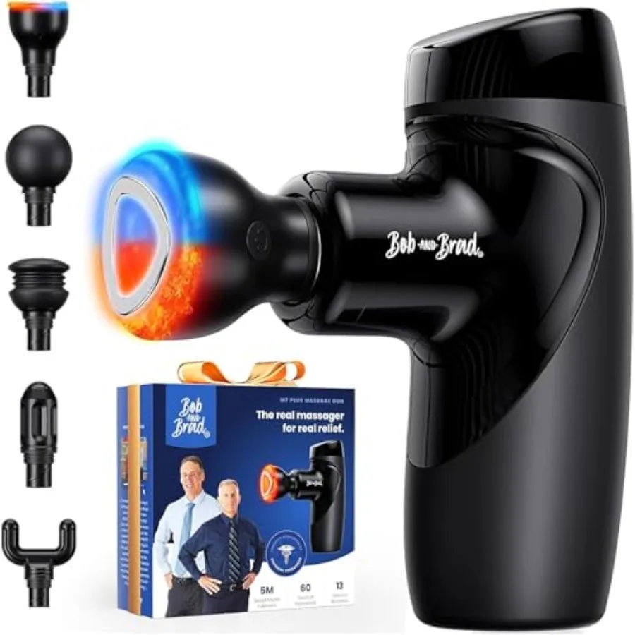 M7 Plus Mini Massage Gun with Heat FSA Eligible and HSA Approved Deep Tissue Percussion Massager for Back and Neck Stiffness -
M7 Plus Mini Massage Gun with Heat FSA Eligible and HSA Approved Deep Tissue Percussion Massager for Back and Neck Stiffness -