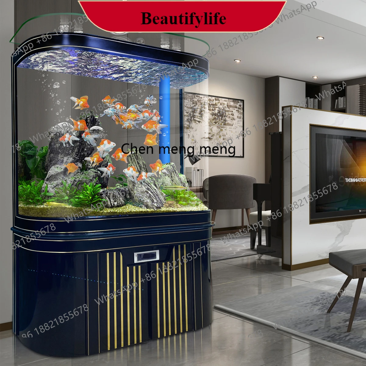 G153 No water change household fish tank living room large automatic self-circulation ecological lazy golden fish tank bottom fi
G153 No water change household fish tank living room large automatic self-circulation ecological lazy golden fish tank bottom fi