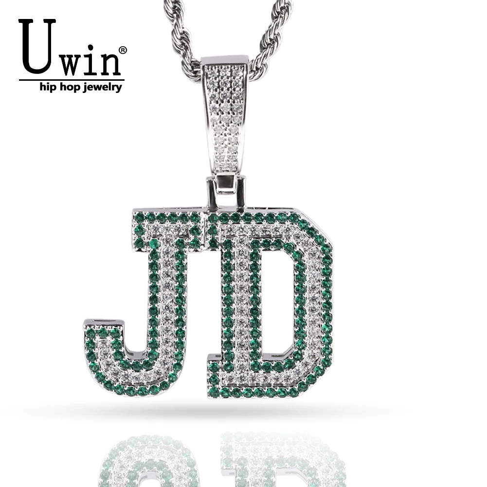 Uwin Custom Letters Necklace For Women Full Iced Out Cubic Zircon Name Pendant Fashion Jewelry Personalized DIY Nameplate Gifts
Uwin Custom Letters Necklace For Women Full Iced Out Cubic Zircon Name Pendant Fashion Jewelry Personalized DIY Nameplate Gifts