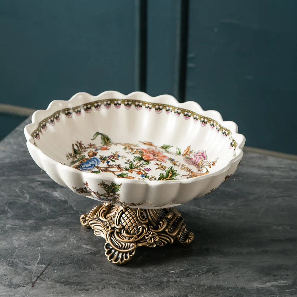 DSA creative new Chinese ceramic high-footed fruit plate high-end sense home living room snack plate light luxury
DSA creative new Chinese ceramic high-footed fruit plate high-end sense home living room snack plate light luxury
