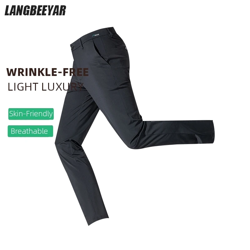Top Grade Ice Silk Waterproof Breathable New Brand Casual Fashion Men Long Pants Casual Mens Business Trousers Men's Clothing
Top Grade Ice Silk Waterproof Breathable New Brand Casual Fashion Men Long Pants Casual Mens Business Trousers Men's Clothing