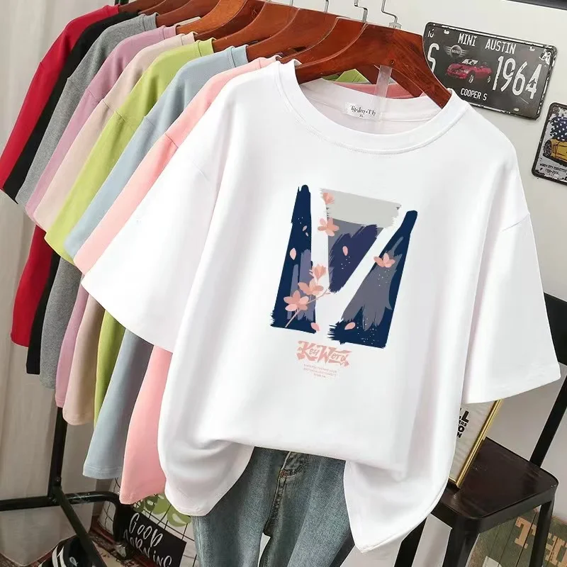 EBAIHUI Oversized T Shirts 100% Cotton Plus Size Tshirt Summer Top Tees Cartoon Printed O Neck 2XL-5XL Short Sleeve Tshirt Women
EBAIHUI Oversized T Shirts 100% Cotton Plus Size Tshirt Summer Top Tees Cartoon Printed O Neck 2XL-5XL Short Sleeve Tshirt Women