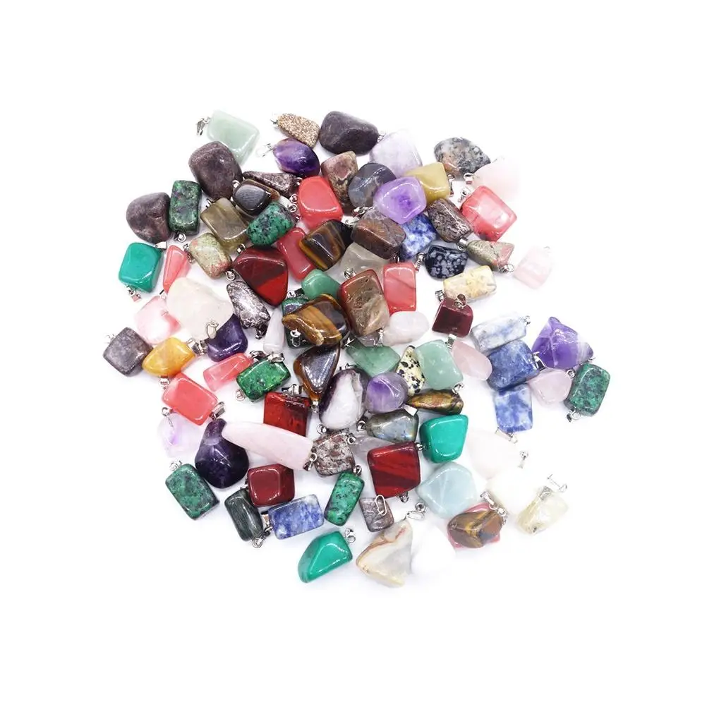 20PCS Stone Pendant Color Beads Jewelry Accessories DIY Supplies Durable Mix Decoration Necklace Bracelet Earrings Making Gifts
20PCS Stone Pendant Color Beads Jewelry Accessories DIY Supplies Durable Mix Decoration Necklace Bracelet Earrings Making Gifts