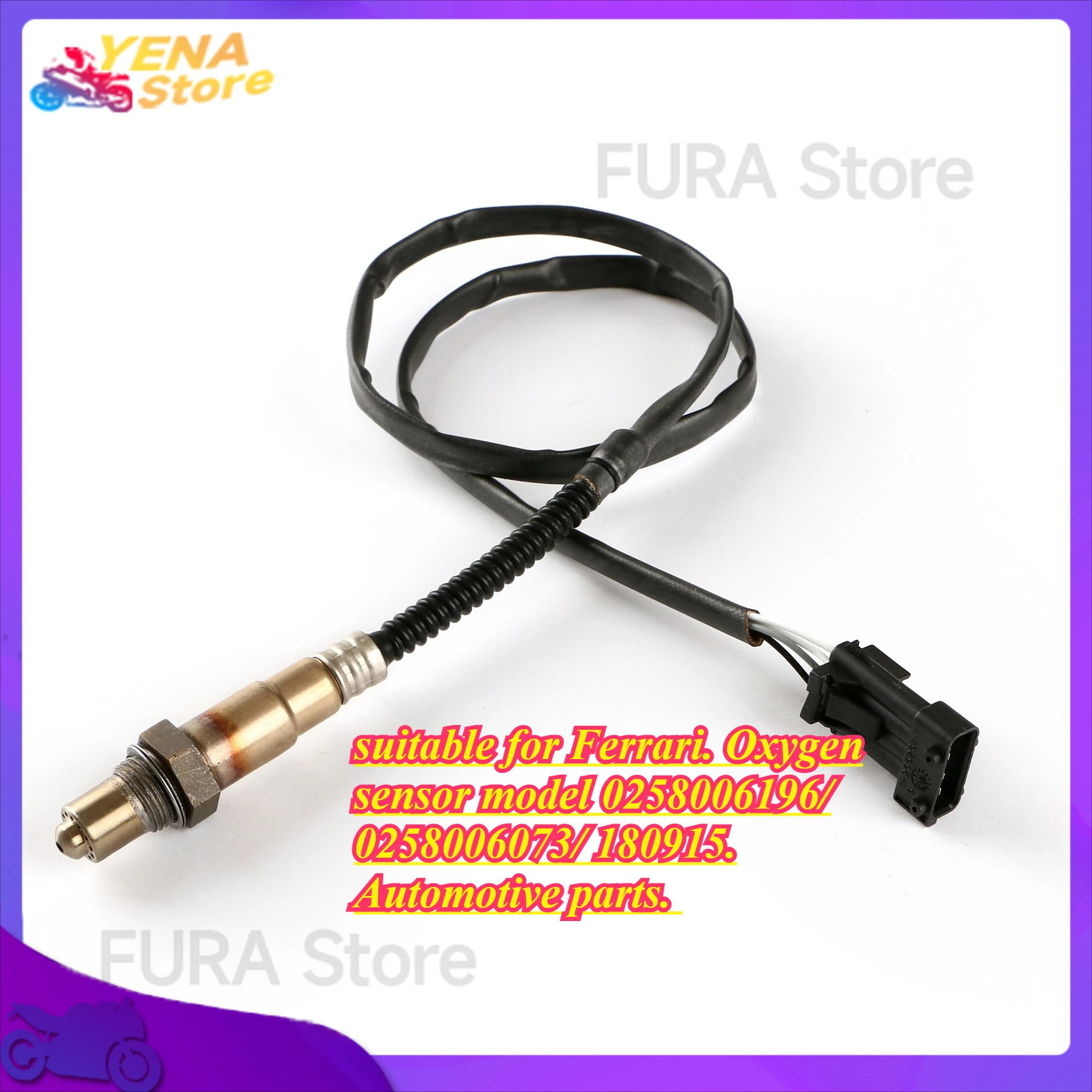 High-quality O2 oxygen sensor suitable for Ferrari. Oxygen sensor model 0258006196/ 0258006073/ 180915. Automotive parts.
High-quality O2 oxygen sensor suitable for Ferrari. Oxygen sensor model 0258006196/ 0258006073/ 180915. Automotive parts.