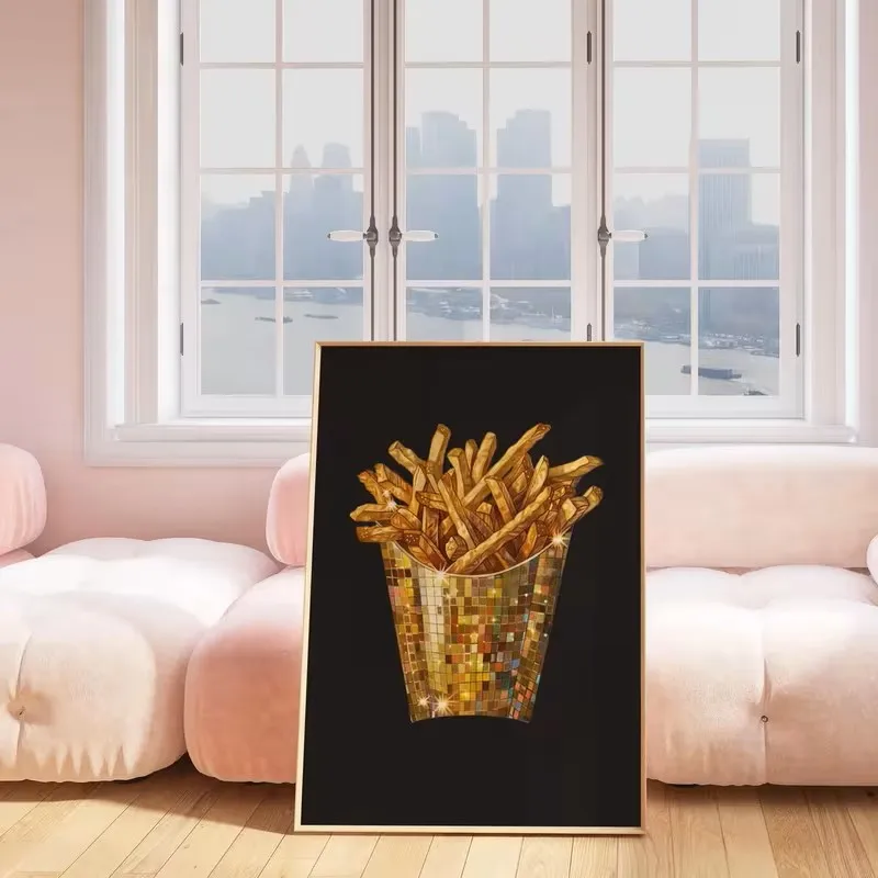 Retro French Fries Disco Casual Style Light Ball Canvas Paintings Kitchen Dining Room Wall Home Decoration Decorative Posters
Retro French Fries Disco Casual Style Light Ball Canvas Paintings Kitchen Dining Room Wall Home Decoration Decorative Posters
