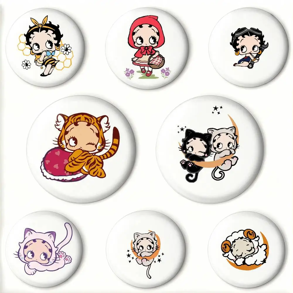 Animal Costume B-Betty B-Boop Cartoon Badges 25 32 44 58 75 mm Round Fans Collect Friends Gifts Brooch Souvenir
Animal Costume B-Betty B-Boop Cartoon Badges 25 32 44 58 75 mm Round Fans Collect Friends Gifts Brooch Souvenir