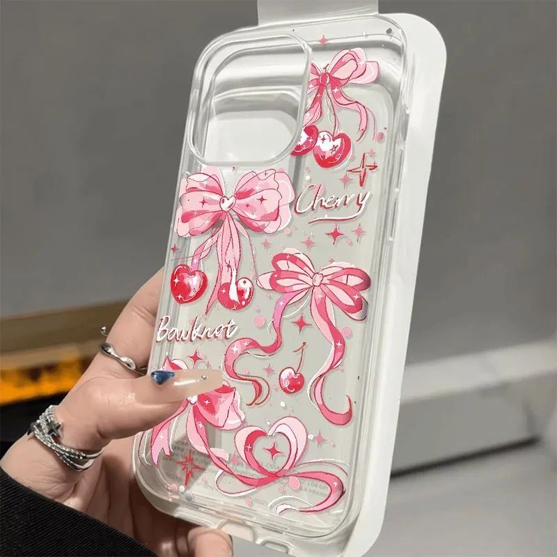 Pink Cherry Bow Y2K Phone Case For iPhone 17 Air XSMax XS XR X 17 Pro Max 16 15 14 11 Pro Max 13 12 Super Cute Soft Back Cover
Pink Cherry Bow Y2K Phone Case For iPhone 17 Air XSMax XS XR X 17 Pro Max 16 15 14 11 Pro Max 13 12 Super Cute Soft Back Cover