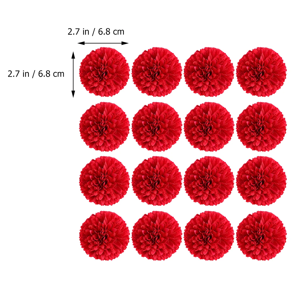 25pcs Simulated Chrysanthemum Fake Flower Head Decoration for Wedding Party Silk Red Artificial Floral Embellishment
25pcs Simulated Chrysanthemum Fake Flower Head Decoration for Wedding Party Silk Red Artificial Floral Embellishment