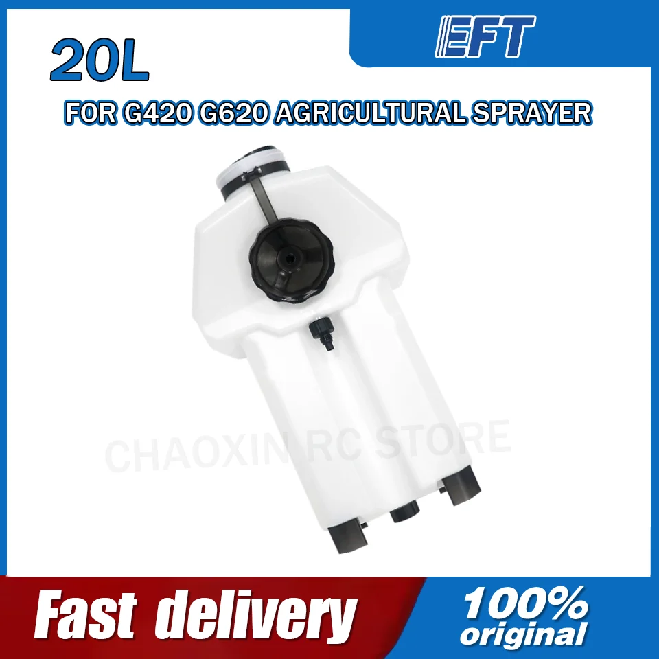 10.05.07.0034 EFT Drone Water Tank 62*36*30cm 20L/Quick Release/1pcs for G420 G620 Agricultural Sprayer Drone with High Quality
10.05.07.0034 EFT Drone Water Tank 62*36*30cm 20L/Quick Release/1pcs for G420 G620 Agricultural Sprayer Drone with High Quality