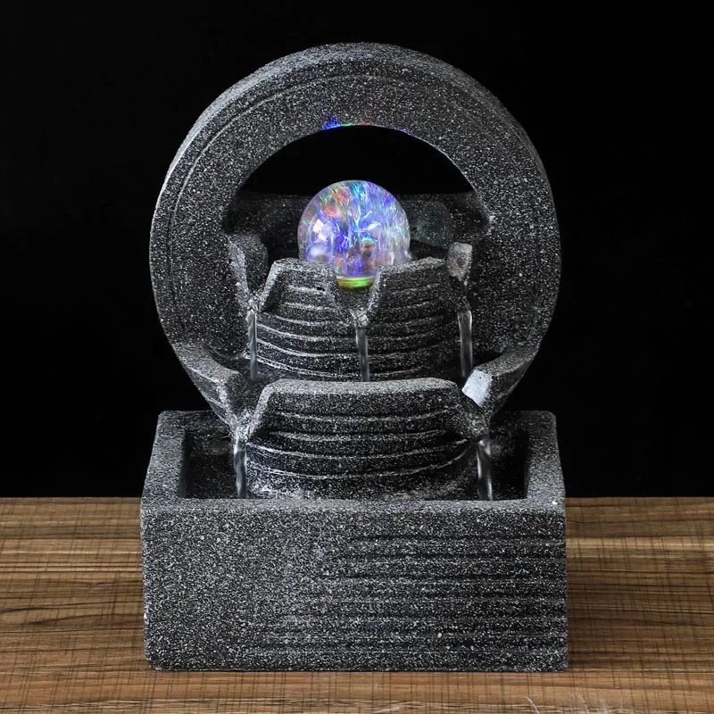Indoor Led Lights Rockery Waterfall Fountain Water Sound Table Ornaments Crafts Relaxation Lucky Feng Shui Home Decoration
Indoor Led Lights Rockery Waterfall Fountain Water Sound Table Ornaments Crafts Relaxation Lucky Feng Shui Home Decoration