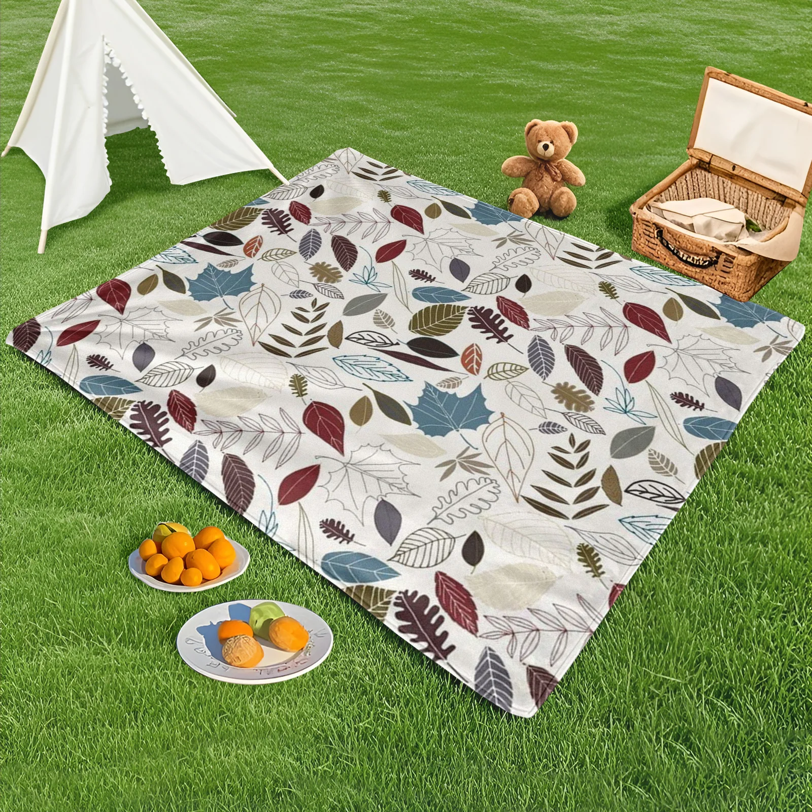 Outdoor Pale Yellow Purple Blue Leaf Pattern Blanket For Picnics And Essential Living Accessories With Elegant Design
Outdoor Pale Yellow Purple Blue Leaf Pattern Blanket For Picnics And Essential Living Accessories With Elegant Design