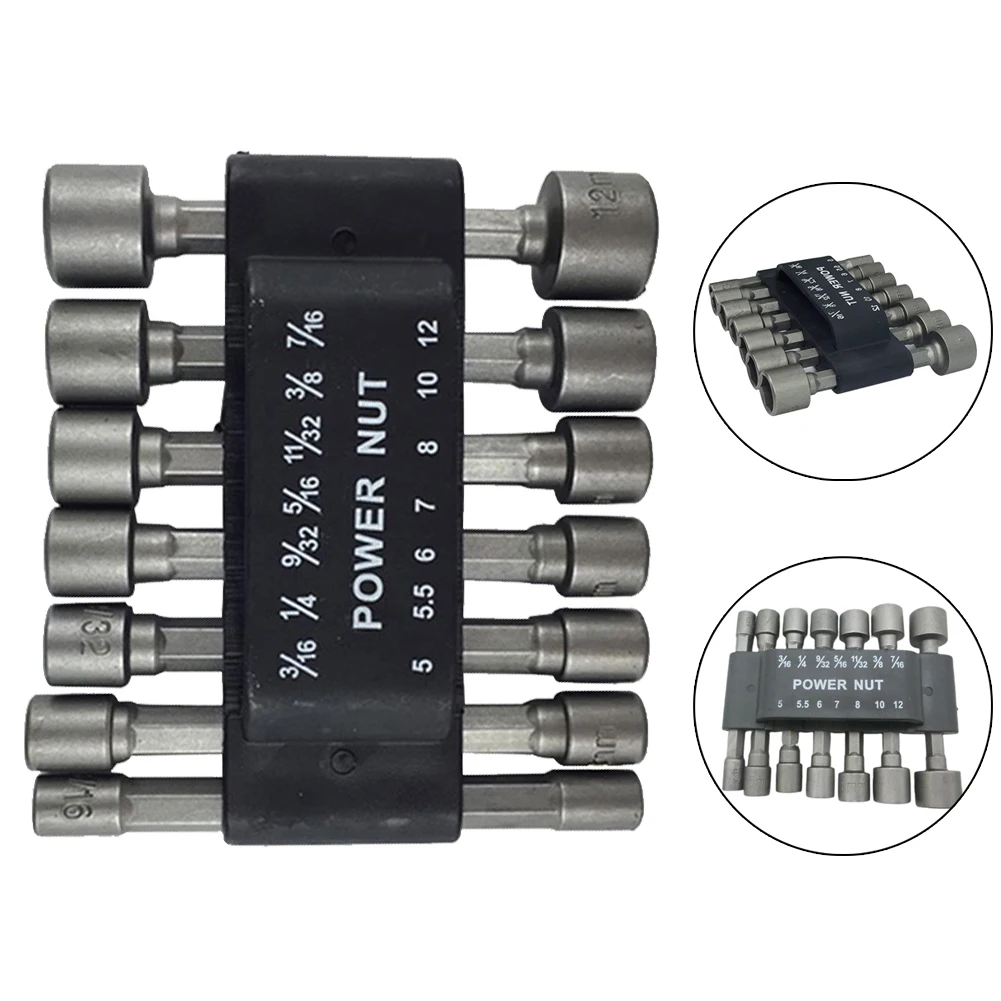 Hand Tools Wind Batch Sleeve Socket Extension 5-12mm Wind Batch Socket 7 Pcs Inner Hexagon Non-magnetic Sleeve
Hand Tools Wind Batch Sleeve Socket Extension 5-12mm Wind Batch Socket 7 Pcs Inner Hexagon Non-magnetic Sleeve