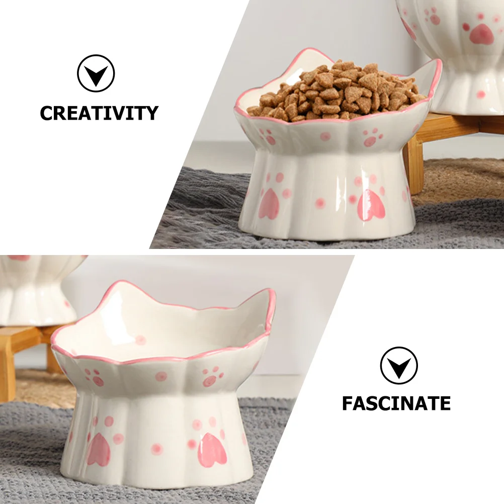 2Pcs Raised Cat Food Bowls Elevated Ceramic Pet Feeder Stable Non-Slip Feeding Bowls Pet Feeder Cat Food Bowl Puppy Feeding Bowl 
2Pcs Raised Cat Food Bowls Elevated Ceramic Pet Feeder Stable Non-Slip Feeding Bowls Pet Feeder Cat Food Bowl Puppy Feeding Bowl