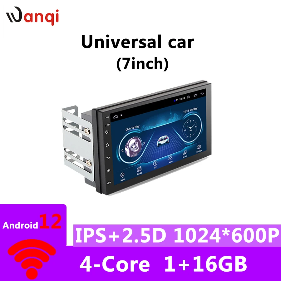 Hot Sale 7 Inch Android12.0 Car GPS Multimedia Universal Navigation Head Unit For Any Car Models With Slim Back
Hot Sale 7 Inch Android12.0 Car GPS Multimedia Universal Navigation Head Unit For Any Car Models With Slim Back