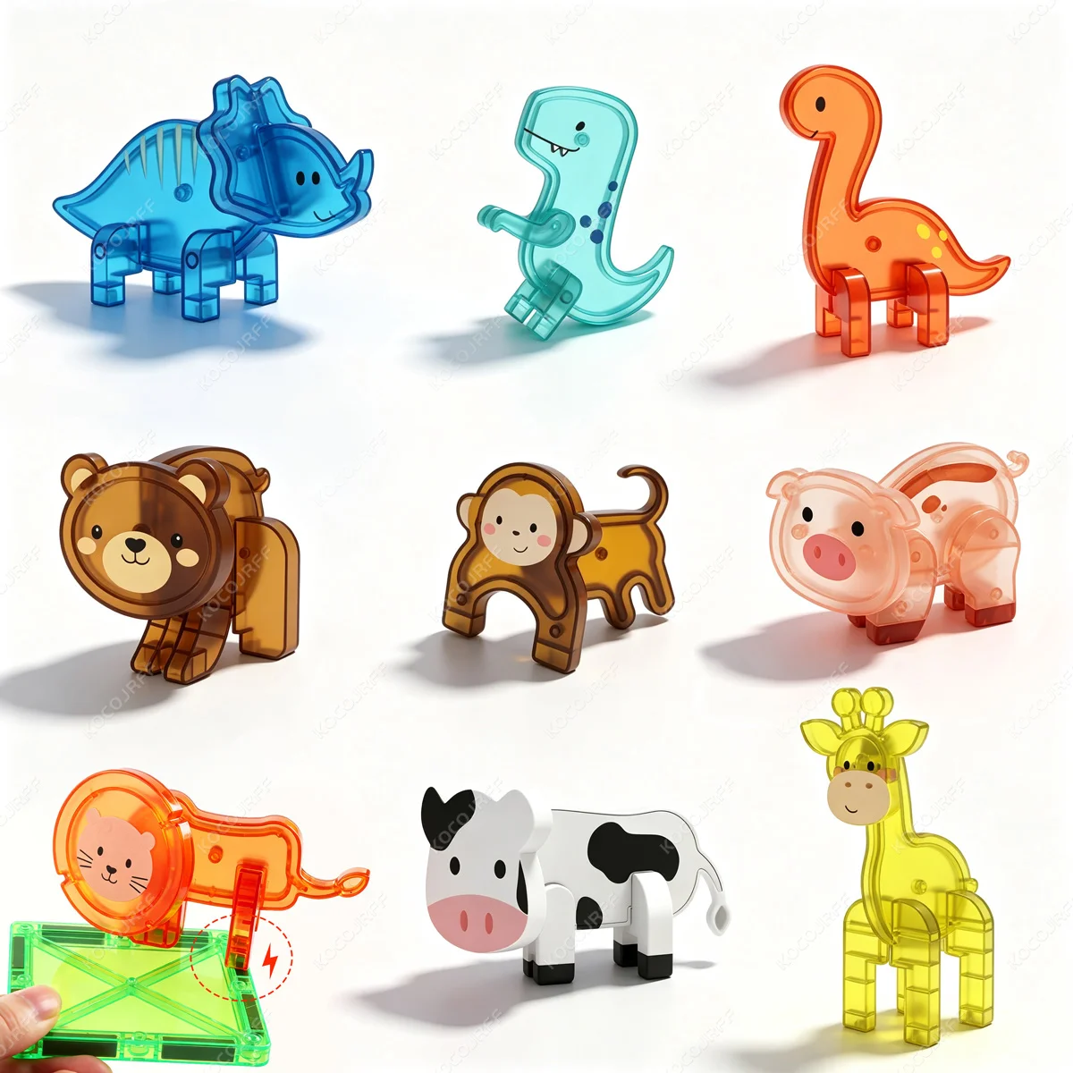 Dinosaur & Farm Animal Magnetic Toys, lovely dinosaur world play items. Perfect birthday and festival gifts for boys and girls,
Dinosaur & Farm Animal Magnetic Toys, lovely dinosaur world play items. Perfect birthday and festival gifts for boys and girls,