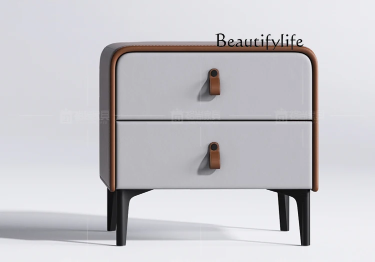 Italian light luxury simple bedside table modern creative stainless steel locker
Italian light luxury simple bedside table modern creative stainless steel locker
