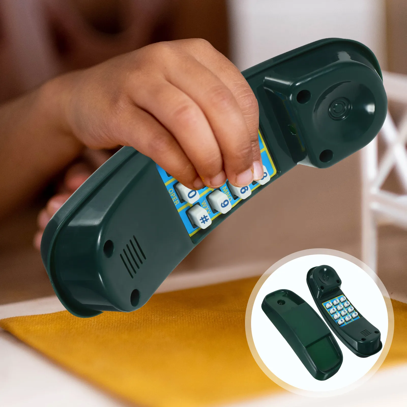 Learning Telephone Pretend Phone Imitation Educational Plastic Plaything for Toddlers Interactive Kids Portable Phone
Learning Telephone Pretend Phone Imitation Educational Plastic Plaything for Toddlers Interactive Kids Portable Phone