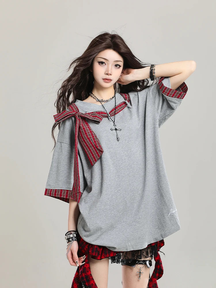 American Style Retro Tie Dye Short Sleeve T-Shirt Women's Summer Casual Loose Top Y2K Upper Apparel Creative Print round Neck
American Style Retro Tie Dye Short Sleeve T-Shirt Women's Summer Casual Loose Top Y2K Upper Apparel Creative Print round Neck
