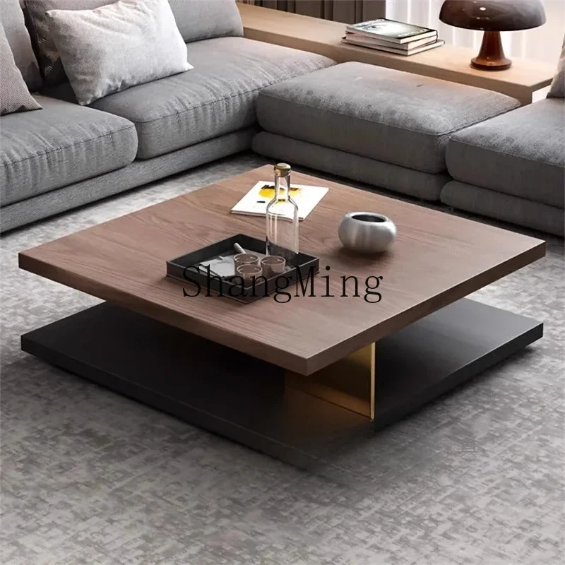 CL simple small apartment living room square coffee table double layer coffee table with storage
CL simple small apartment living room square coffee table double layer coffee table with storage