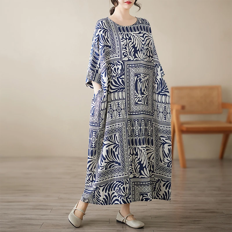 Свободное хлопково-льняное женское платье Round Ne Svel большого размера Mommy Sle, летнее длинное платье, удобное дышащее платье
Свободное хлопково-льняное женское платье Round Ne Svel большого размера Mommy Sle, летнее длинное платье, удобное дышащее платье