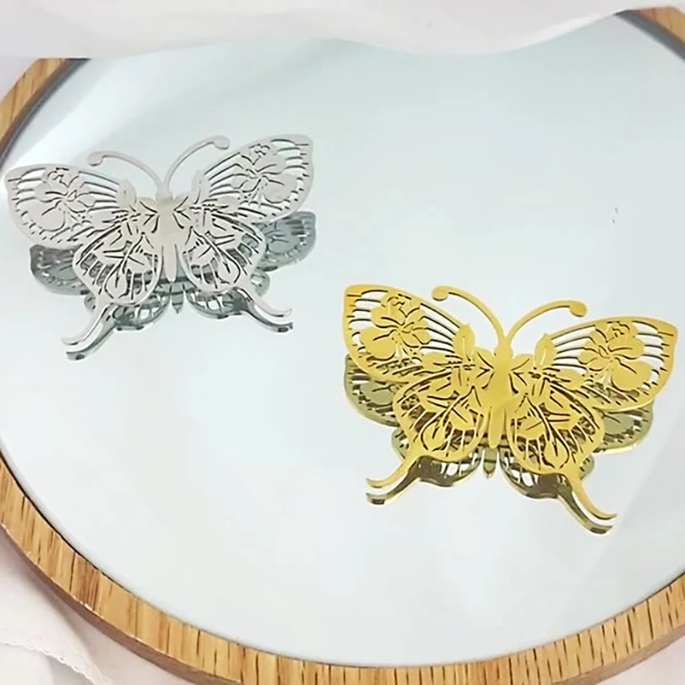 Elegant Stainless Steel Butterfly Brooch Gold Color Hollow Flower Pattern Brooches Female Coat Dress Badge Women's Jewelry Gift
Elegant Stainless Steel Butterfly Brooch Gold Color Hollow Flower Pattern Brooches Female Coat Dress Badge Women's Jewelry Gift
