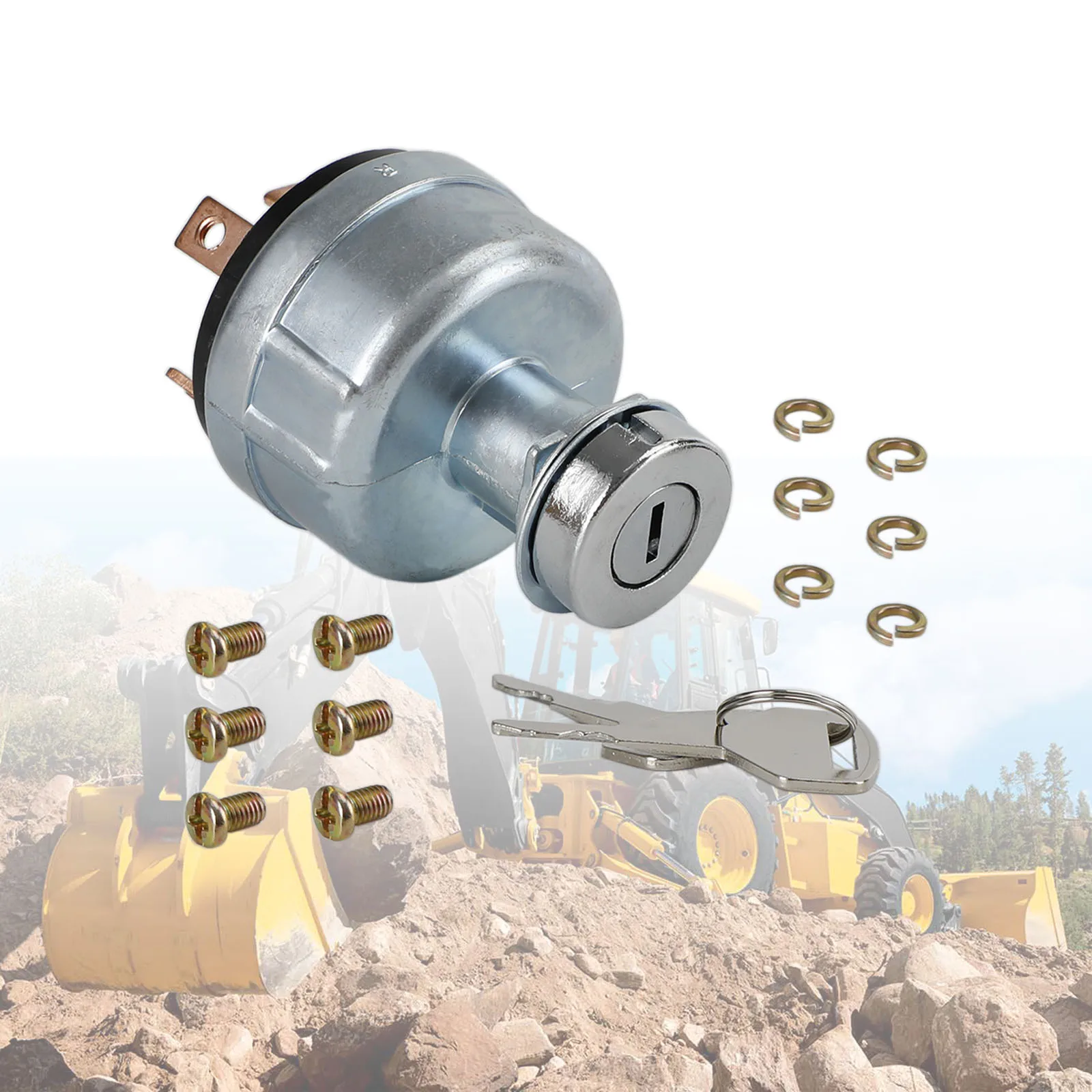 Areyourshop Ignition Switch W/2 Keys YN50S00002F1 Fits For Kobelco Excavator SK200-3 SK200-5
Areyourshop Ignition Switch W/2 Keys YN50S00002F1 Fits For Kobelco Excavator SK200-3 SK200-5