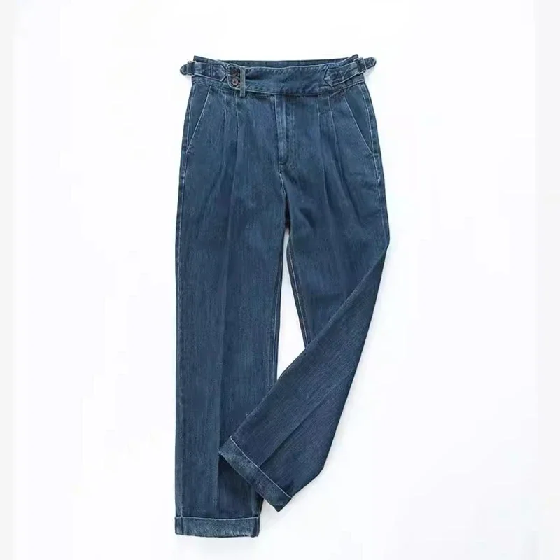 Customized Naples Heavy Industries Washed Straight Denim Trousers Men's Gentle Commuter Casual Pants
Customized Naples Heavy Industries Washed Straight Denim Trousers Men's Gentle Commuter Casual Pants