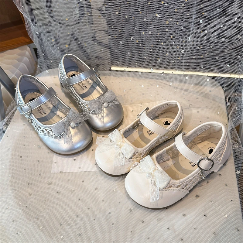 Girls Hollow Mesh Mary Jane Flats, Elegant Pearl Tulle Bow Decor Adjustable Metal Buckle Strap Soft Wedding Princess Dress Shoes
Girls Hollow Mesh Mary Jane Flats, Elegant Pearl Tulle Bow Decor Adjustable Metal Buckle Strap Soft Wedding Princess Dress Shoes