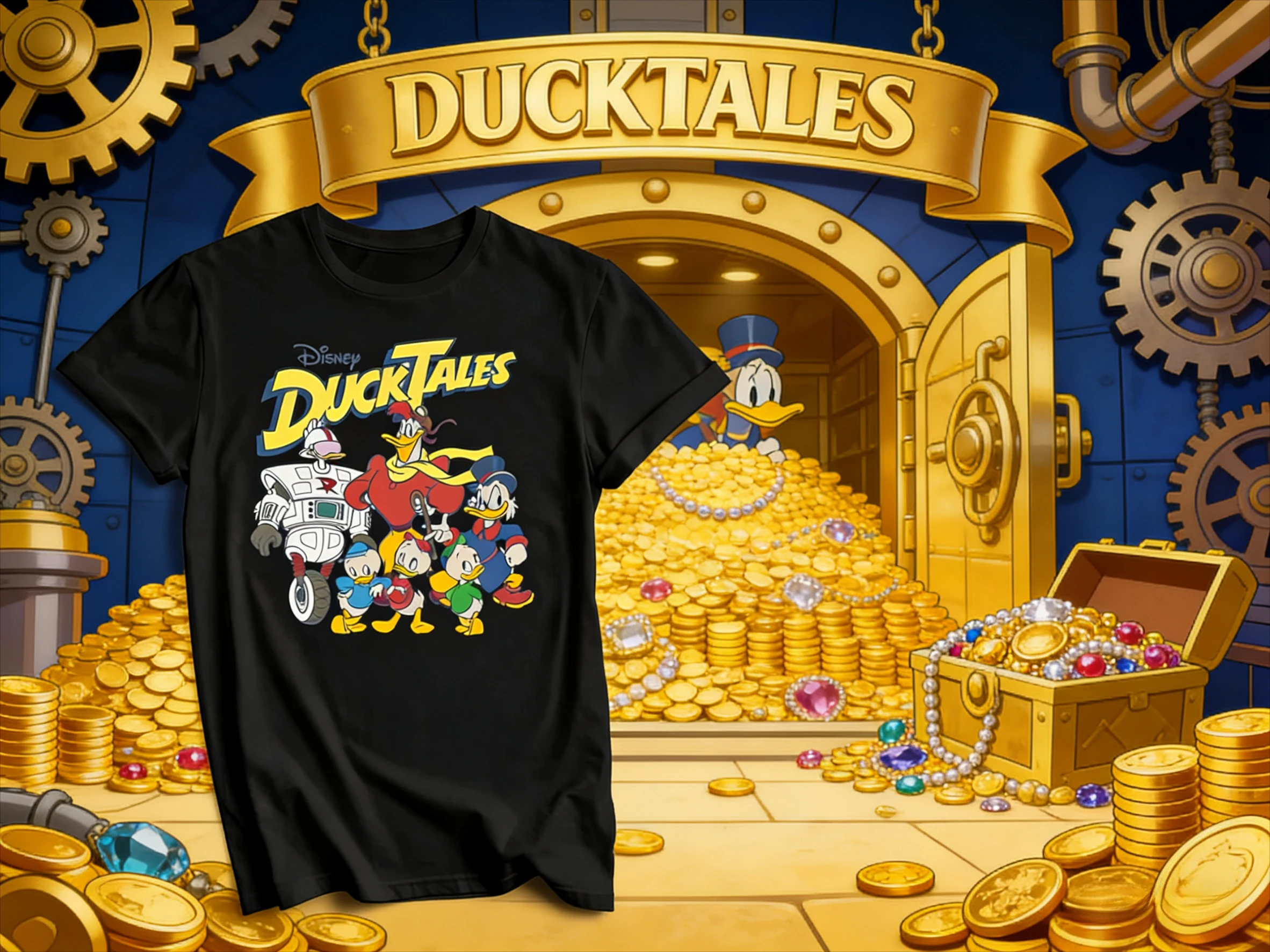 Summer Disney Duck Story Character Set Printed Pure Cotton T-shirt,Fashionable Loose Casual Short-sleeved for Both Men and Women
Summer Disney Duck Story Character Set Printed Pure Cotton T-shirt,Fashionable Loose Casual Short-sleeved for Both Men and Women