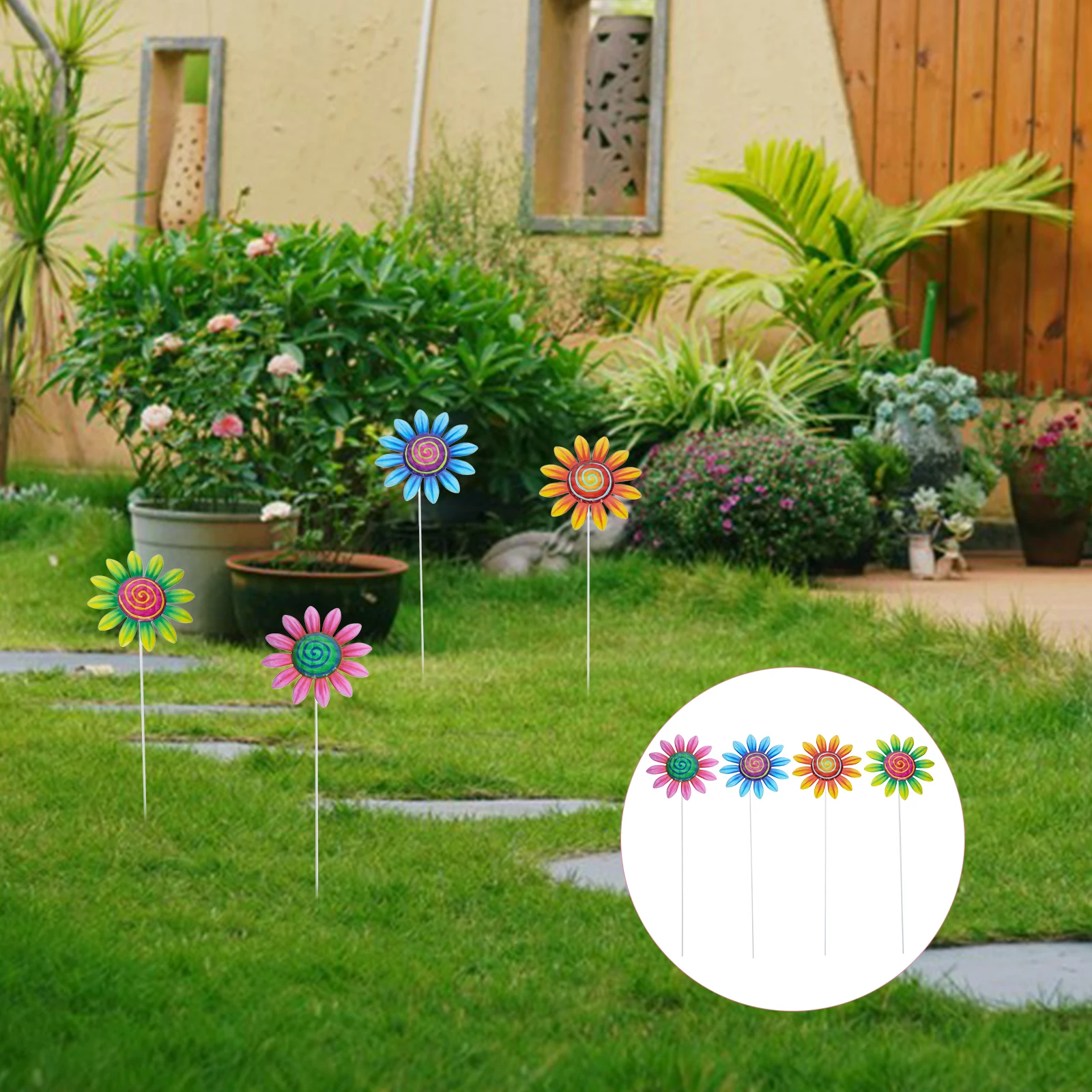 4pcs Stakes Iron Garden Ornaments Outdoor Yard Garden Stake Decor Decor Pathway Patio Crafts Flower Plugins Metal Art
4pcs Stakes Iron Garden Ornaments Outdoor Yard Garden Stake Decor Decor Pathway Patio Crafts Flower Plugins Metal Art