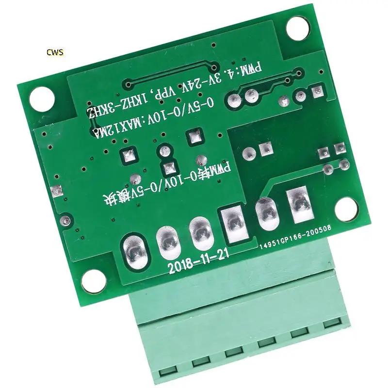 2X 0-5V/ 0-10V To 0-100% Analog Input Voltage To PWM Signal Converter Module PLC AD
2X 0-5V/ 0-10V To 0-100% Analog Input Voltage To PWM Signal Converter Module PLC AD