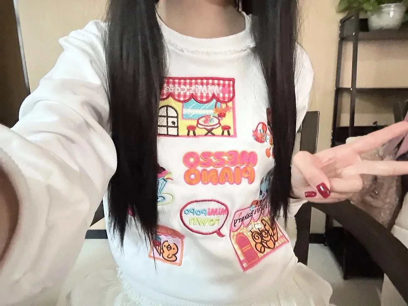 Spring Autumn New Cute Cartoon Mp Embroidery Sweatshirt Japanese Sweet Girl Daughter Clothing Jojifuku Long Sleeves Pullover
Spring Autumn New Cute Cartoon Mp Embroidery Sweatshirt Japanese Sweet Girl Daughter Clothing Jojifuku Long Sleeves Pullover