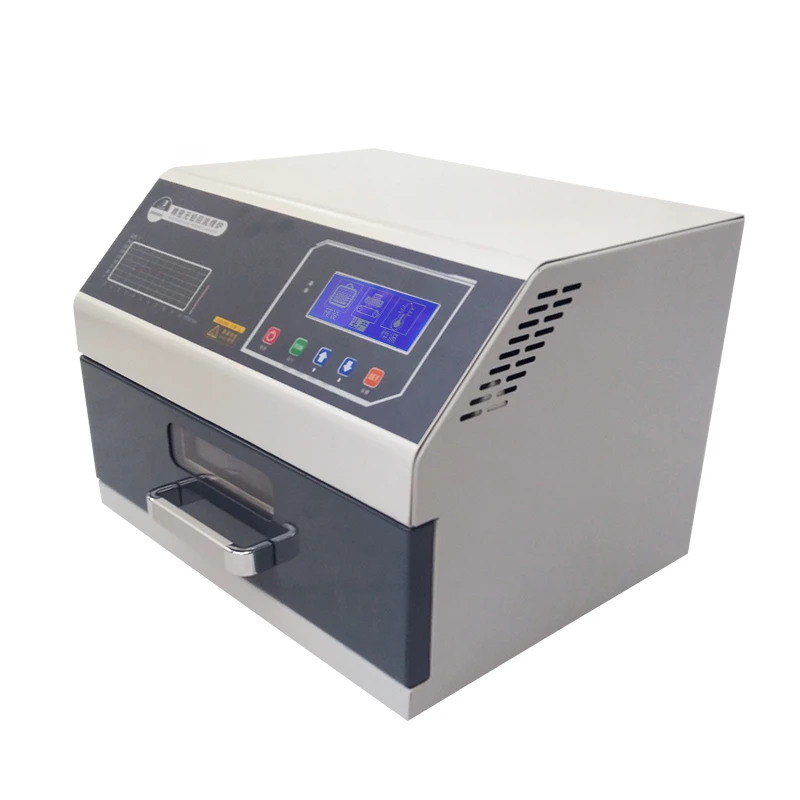 Настольная духовка ZB3530HL 2400 Вт 350x300 мм, инфракрасная паяльная печь Smd для повторного заправки горячим воздухом для Smt, производство и обработка мелких партий
Настольная духовка ZB3530HL 2400 Вт 350x300 мм, инфракрасная паяльная печь Smd для повторного заправки горячим воздухом для Smt, производство и обработка мелких партий