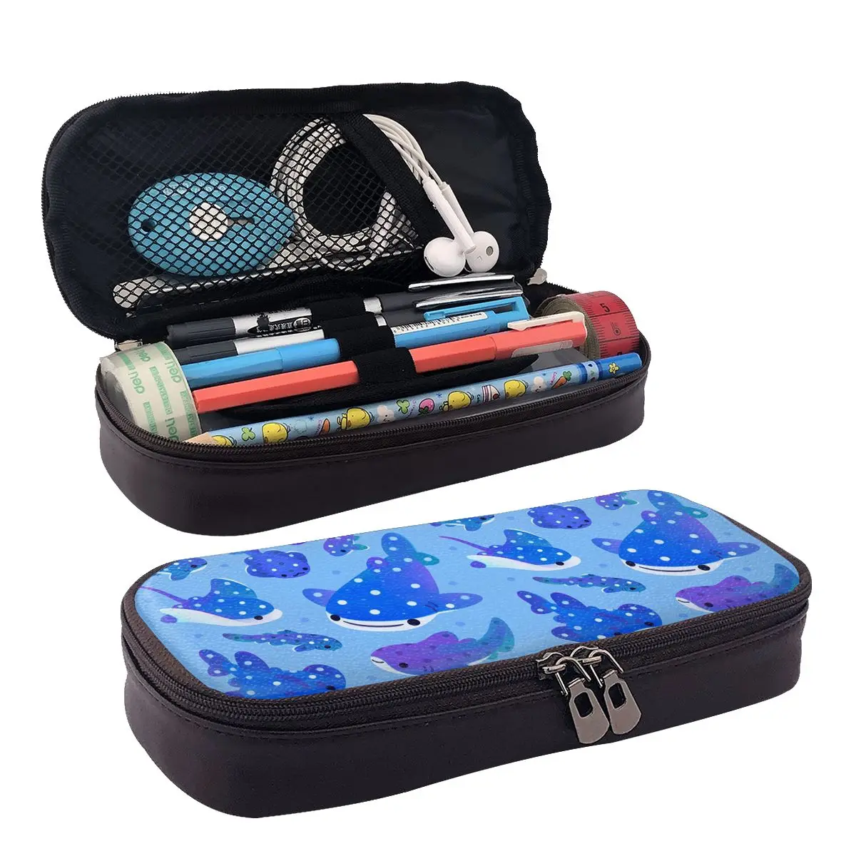 Polka Dot Shark Leather Pencil Case for Kids School Pen Box Pencil Bag Stationery Supplies Pen Holder Bag
Polka Dot Shark Leather Pencil Case for Kids School Pen Box Pencil Bag Stationery Supplies Pen Holder Bag