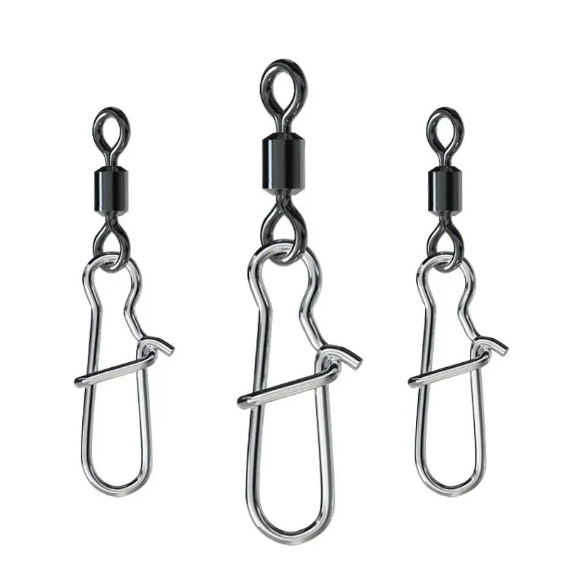 50PCS 2/4/6/8/10/12 Bearing Swivel Fishing Connector Rolling Fishing Swivel Snap Fishing Lure Hook Accessories Tackle Fish grip
50PCS 2/4/6/8/10/12 Bearing Swivel Fishing Connector Rolling Fishing Swivel Snap Fishing Lure Hook Accessories Tackle Fish grip