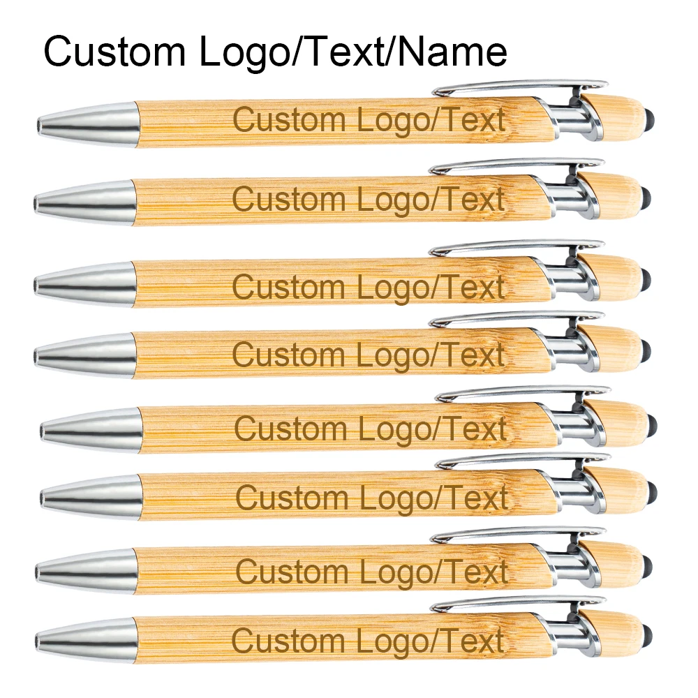 Бамбуковая ручка с логотипом на заказ, шариковые ручки с сенсорным экраном, канцелярские принадлежности, ручка для вечеринки, детский душ, крещение, офис, школа, свадебный подарок
Бамбуковая ручка с логотипом на заказ, шариковые ручки с сенсорным экраном, канцелярские принадлежности, ручка для вечеринки, детский душ, крещение, офис, школа, свадебный подарок