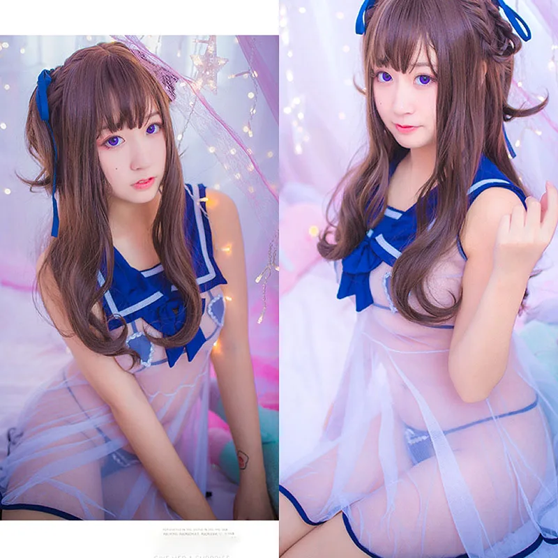 Anime Cute Women Stretch Knit Tight Perspective Lingerie Maid Dress T Pants Costume Set Lolita School Girl Cosplay Lace Costumes
Anime Cute Women Stretch Knit Tight Perspective Lingerie Maid Dress T Pants Costume Set Lolita School Girl Cosplay Lace Costumes