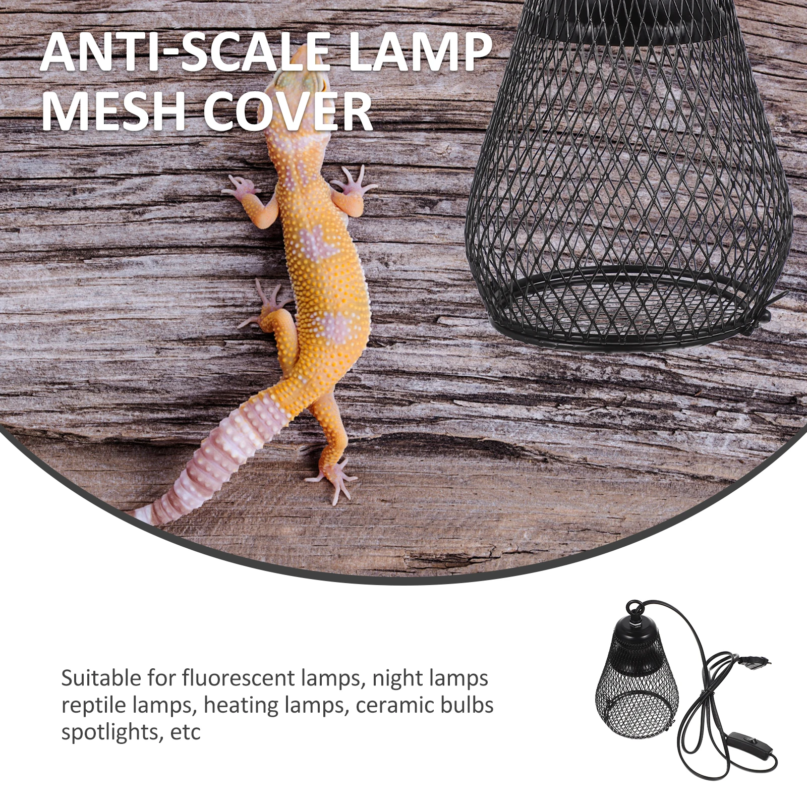 Reptile Durable Iron Mesh Anti- For Reptile Terrarium Supply Pet Box Terrarium Lighting Cover With Hook
Reptile Durable Iron Mesh Anti- For Reptile Terrarium Supply Pet Box Terrarium Lighting Cover With Hook