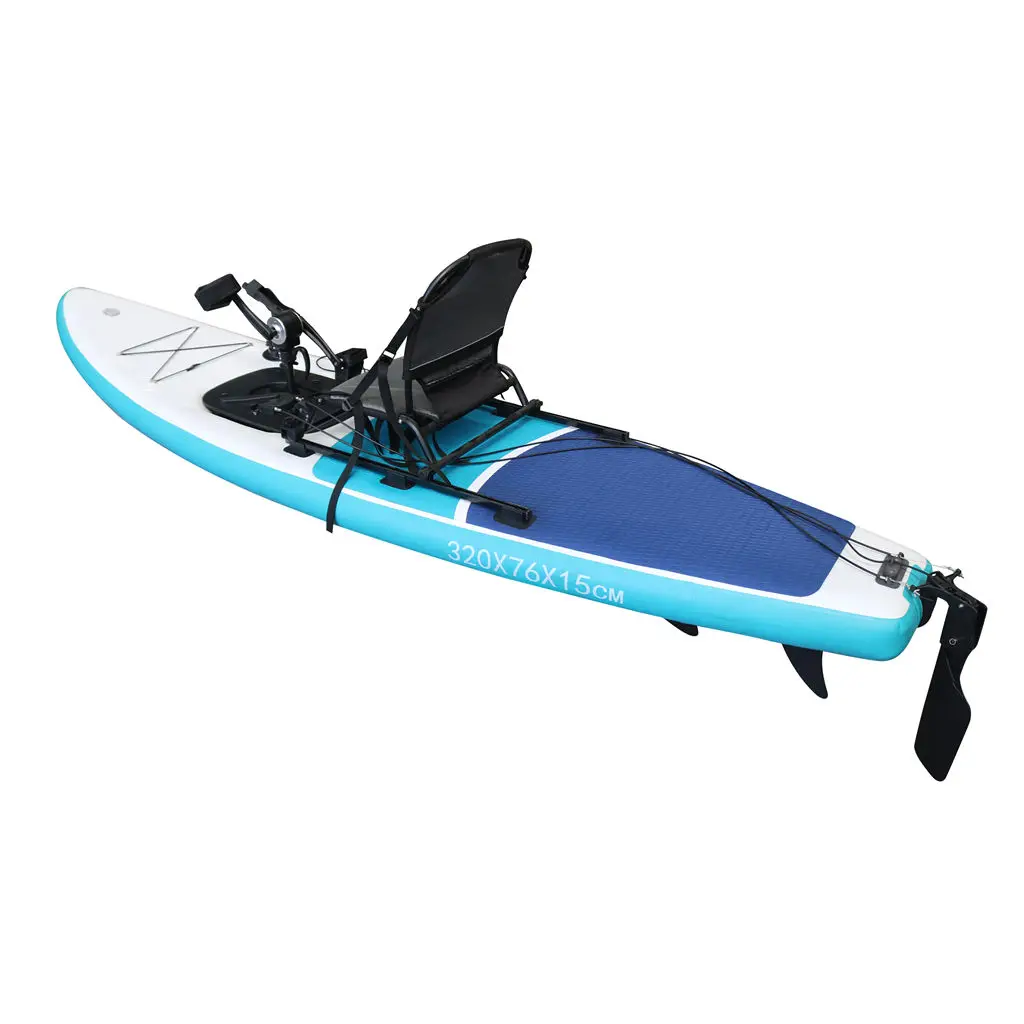 3.2m Single Person PVC Pedal Kayak/Canoe SUP Surfboard Rowing Boat For Adults Inflatable Fishing Kayak For Rivers
3.2m Single Person PVC Pedal Kayak/Canoe SUP Surfboard Rowing Boat For Adults Inflatable Fishing Kayak For Rivers