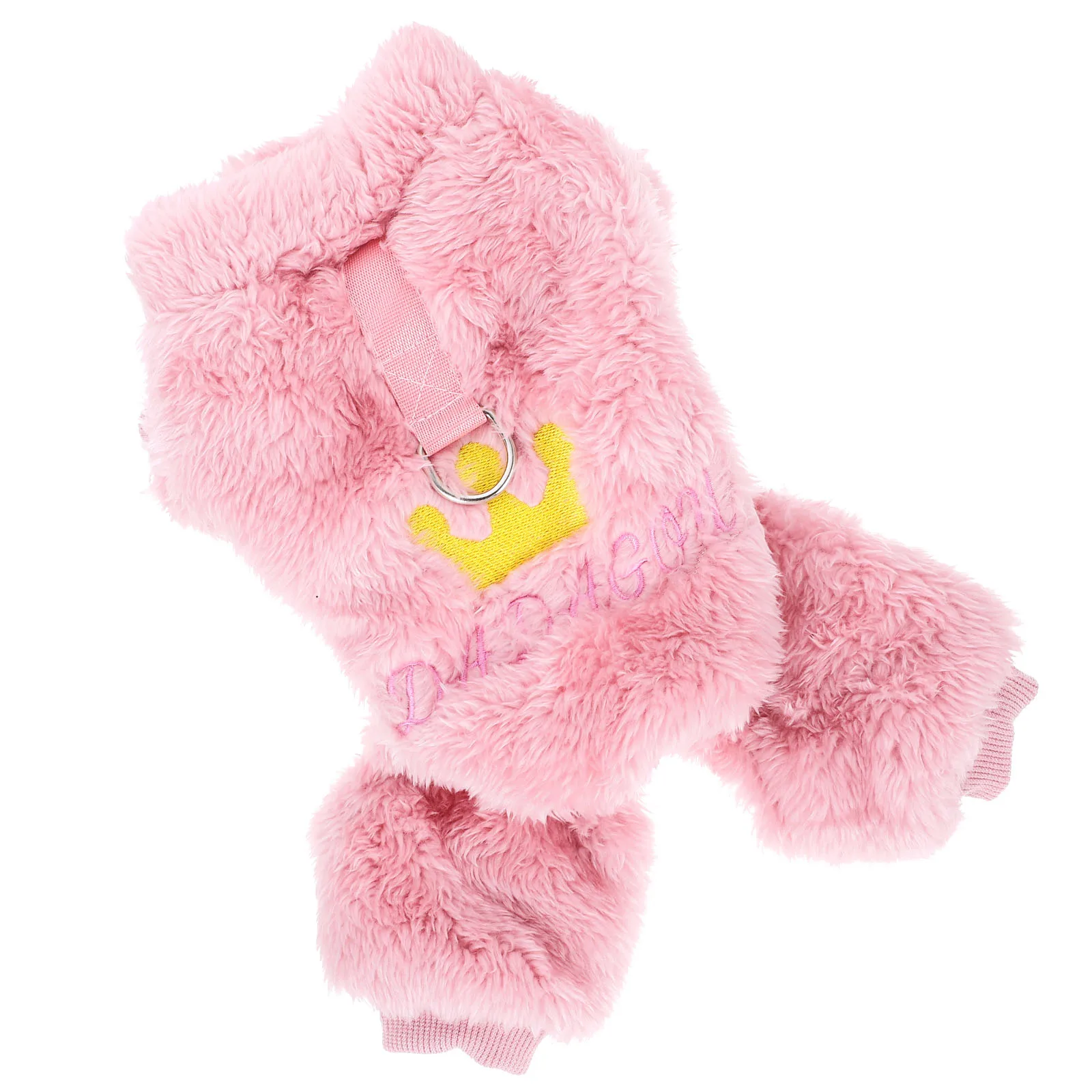 Winter Warm Dog Clothes Pink S Size Thick Polyester Material Crown Pattern Tug 4 Legs Cozy Dog Sweater Outfit
Winter Warm Dog Clothes Pink S Size Thick Polyester Material Crown Pattern Tug 4 Legs Cozy Dog Sweater Outfit